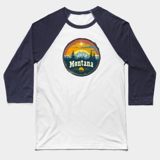 Montana Outdoor Adventures Baseball T-Shirt